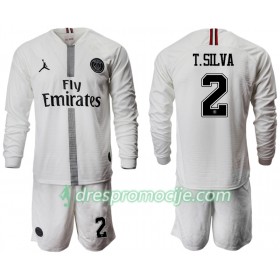 Paris Saint-Germain Dres T.SILVA 2 Jodan Bijela Dječji Treći 2018/19 Dugim Rukavima